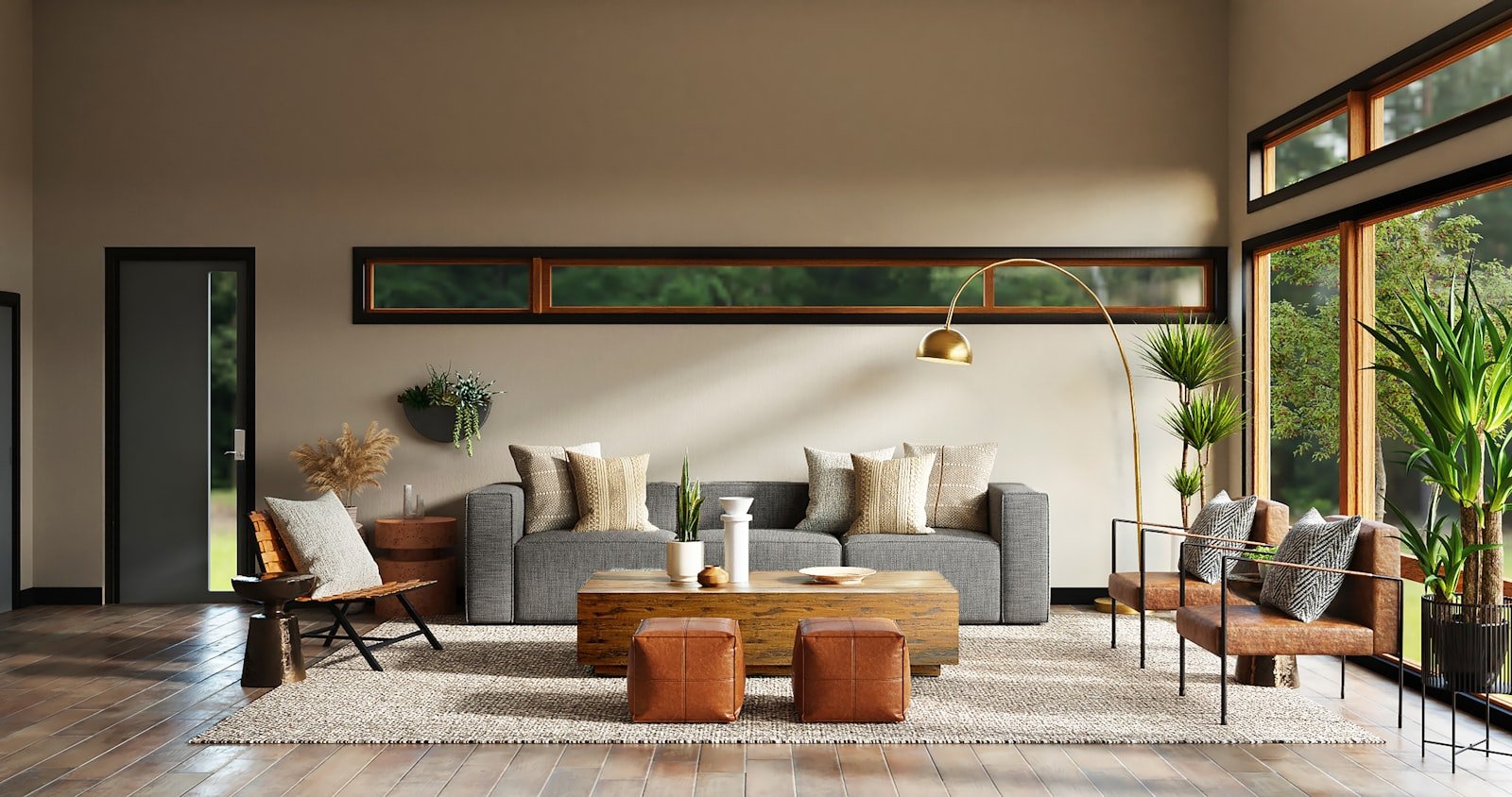 Modern living room interior design