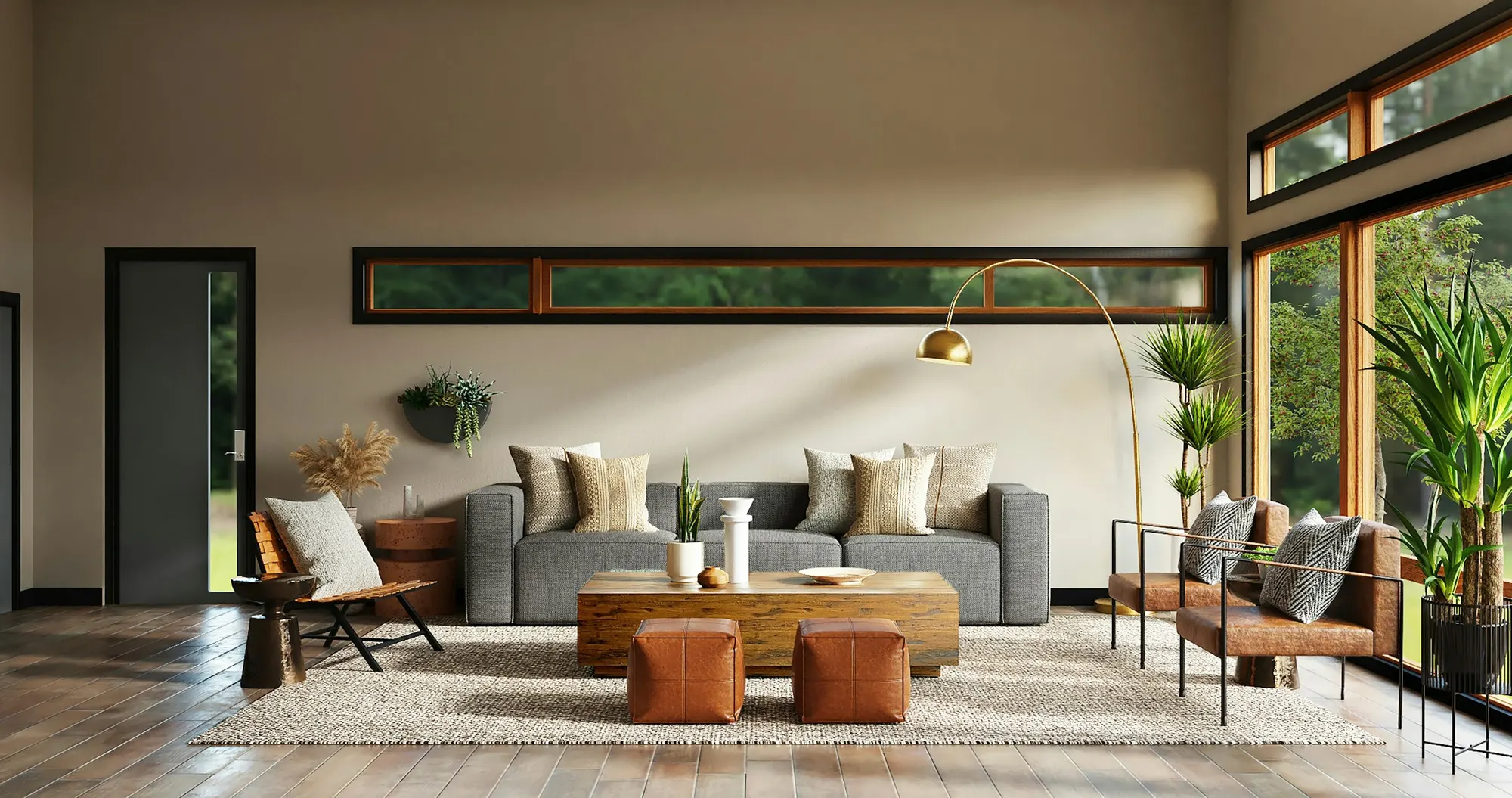 Elegant living room interior design by Artville Interio